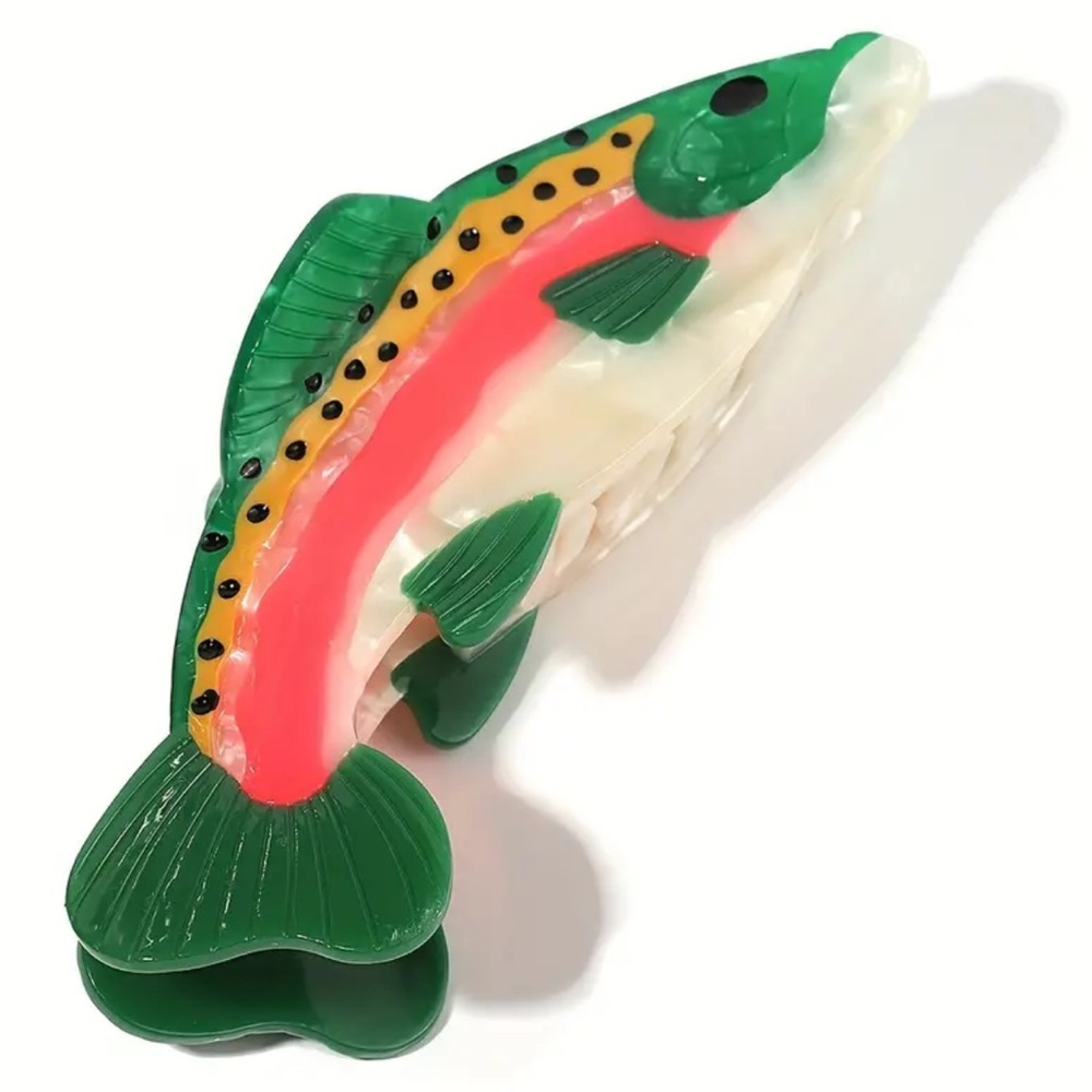 REVOLVE ❤️‍🔥 ACRYLIC NWT FISH CLIP - Picture 9 of 9